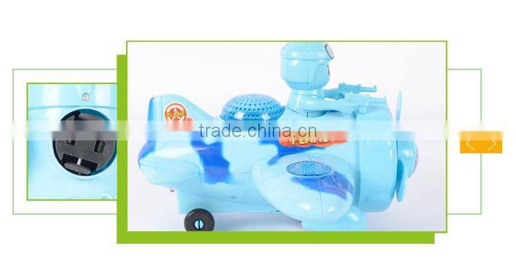 Hot selling cartoon electric universal battery operated toy plane