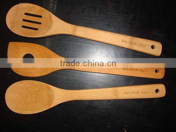 Hot sale bamboo kitchen utensils set