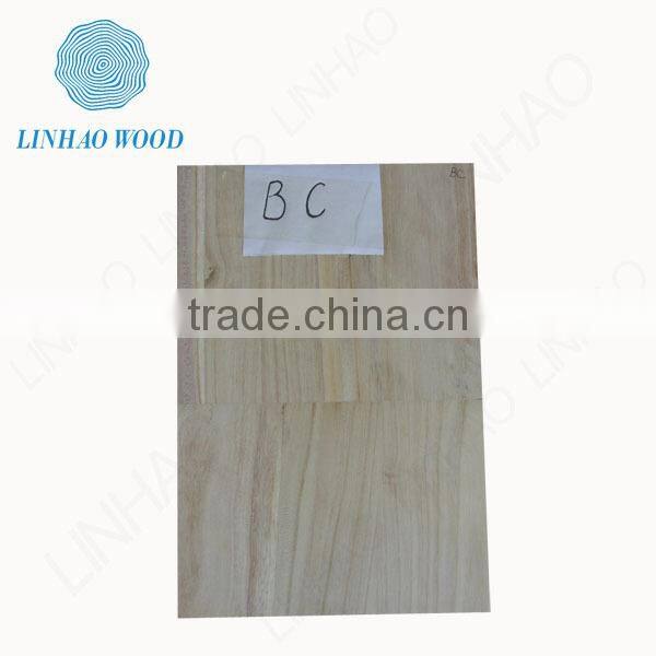 factory supply high quality good surface delicate paulownia panel