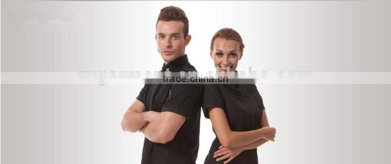 Hotel uniforms Western restaurant waiters and waitresses overalls summer wear short-sleeved fast food