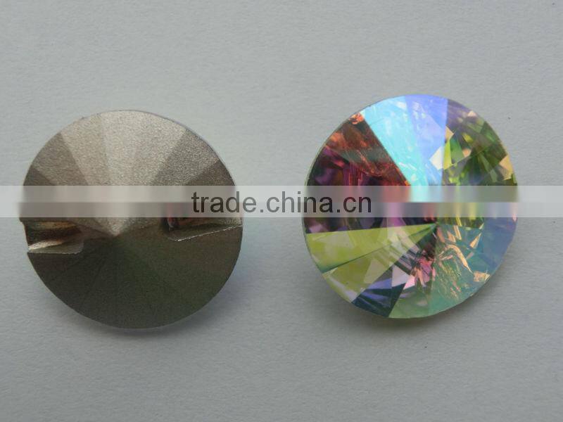 crystal button for sofa shoe upholstery decorative glass crystal button