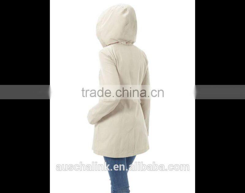 best selling ladies korean cotton hooded toggle jacket wholesale
