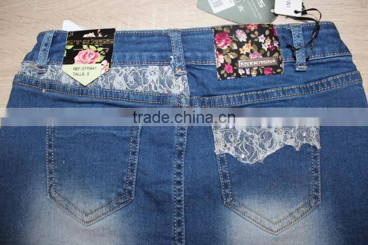 G stock ladies jeans top design jeans wholesale price hot jeans dress