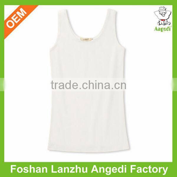 100% cotton ladies quick dry sport gym vest customize slim fit tank top with available colors