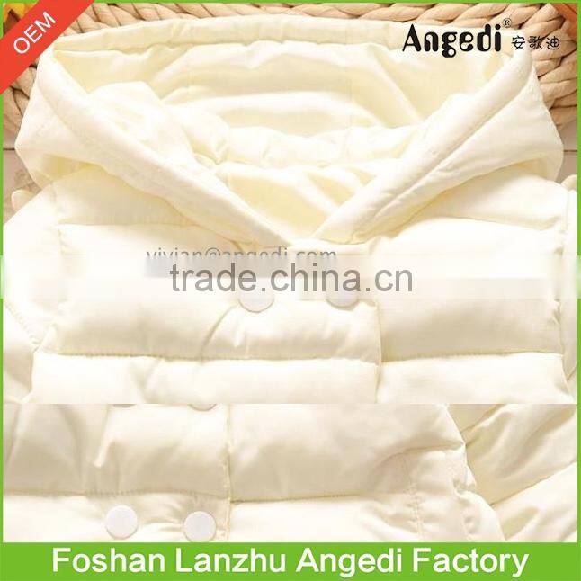 Kids winter wear Girls Boutique High quality cotton padded jacket superior warm coat in Fashion design