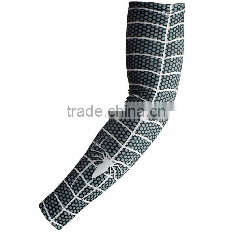 Custom sublimation printing lycra sleeve Compression Arm Warmers for men