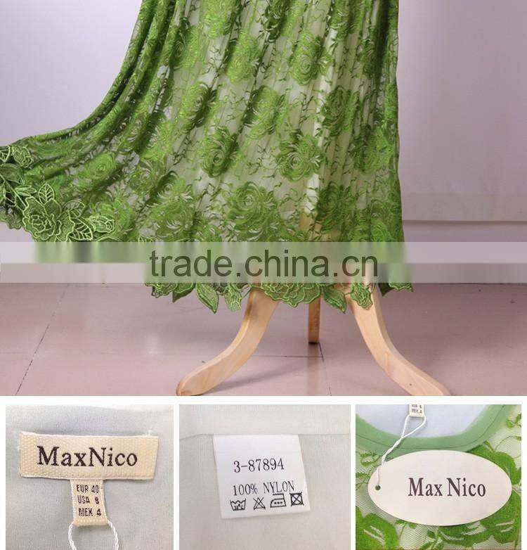 2016 New Model One Piece Dress Lace White Dress Evening Dress Patterns