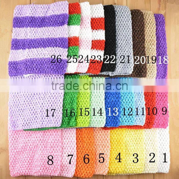 Wholesale 2015 Hot Sale New Arrival 24cm X 32cm Baby Girl 12Inch Crochet Tutu Tube Tops Chest Wrap Wide Crochet headbands