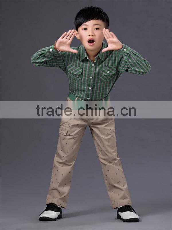 boys fashion trousers boys casual trousers 100% cotton kids trousers