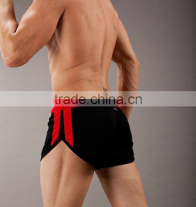 Top quality cotton men running shorts