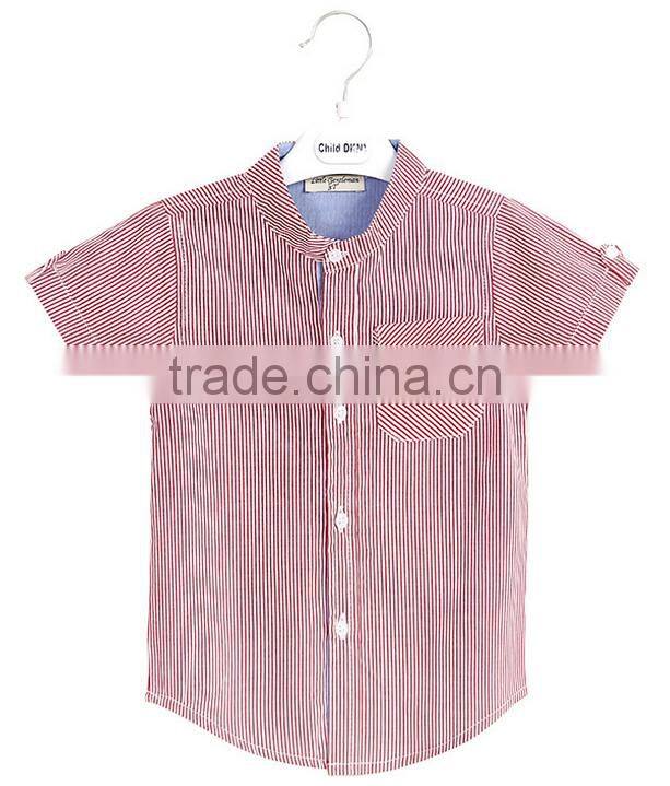 2016 hot sale custom latest shirt dress designs children clothes