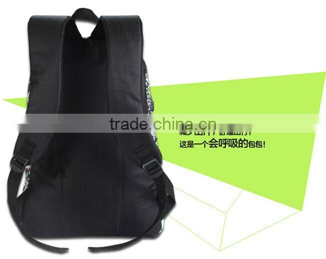 Custom kid school backpack with detachable lunch bag,funny backpack for school