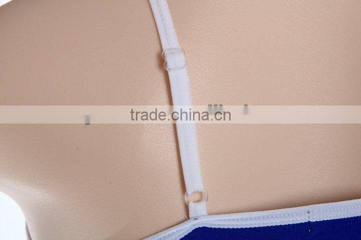 seamless polyamide and spandex lace bottom bulk women tank top