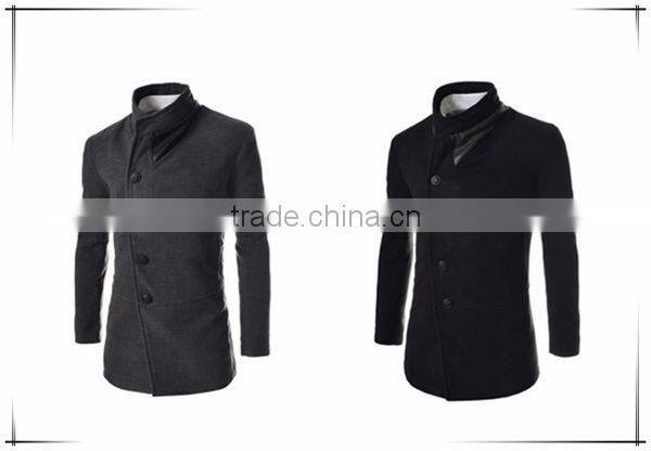 2016 winter new design military wool trench coat