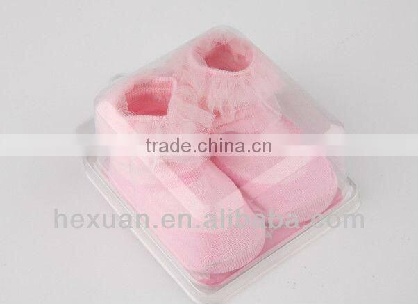 knitted cotton 3 pairs baby socks 0-12 month