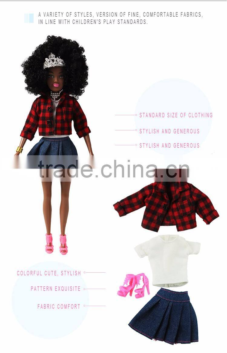 Custom make doll pretty black african american doll