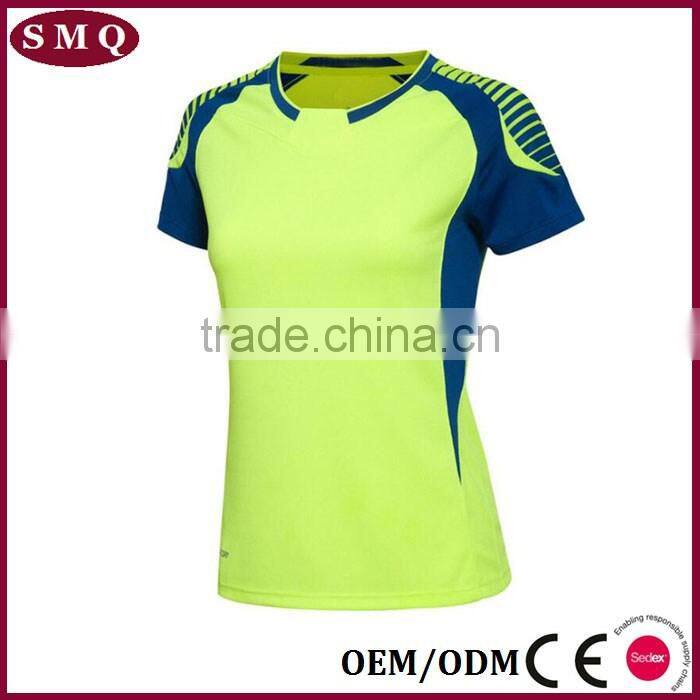 Wholesale High quality Fancy Dry Fit Polyester Sports Reglan T-Shirt