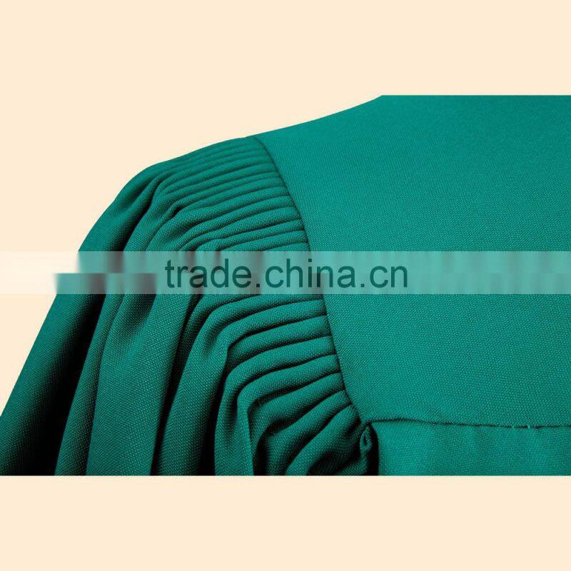 Premium green Masters graduation Gown