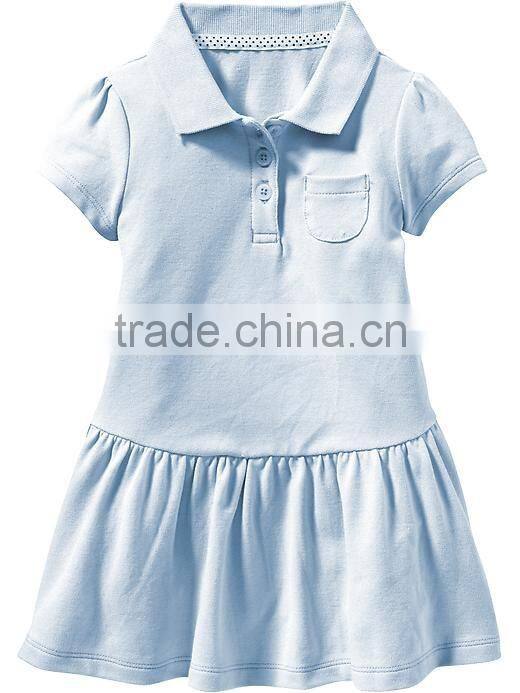 Design students Uniform Polo Dresses in school uniforms