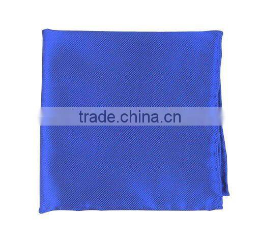 men's solid color silk twill hankie