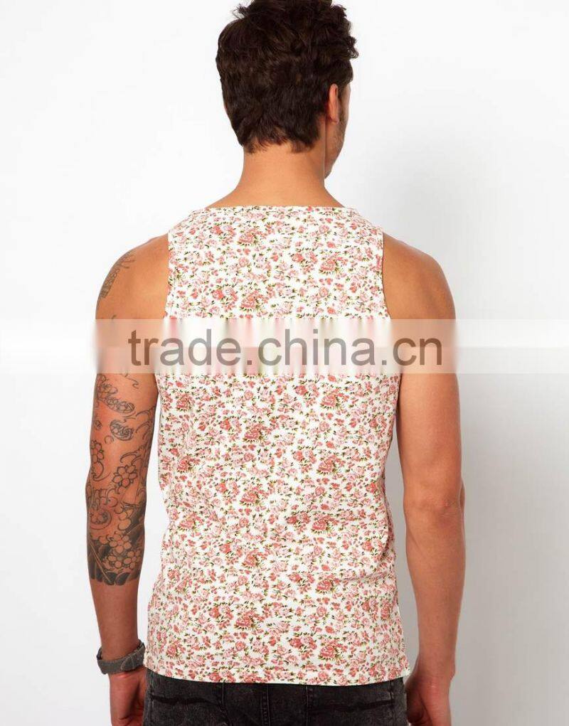 Floral Print Vest
