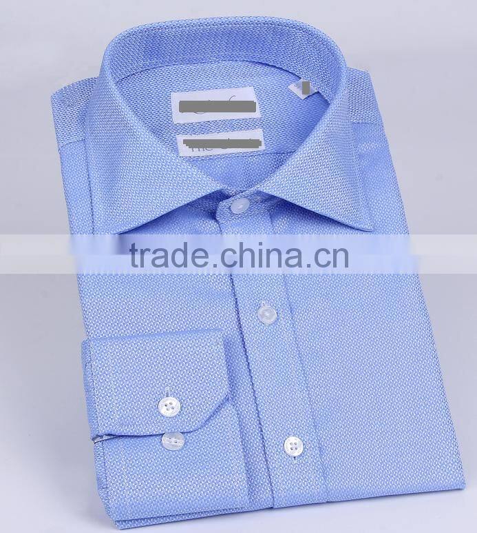 2017 lastest style men office long sleeves shirts solid color