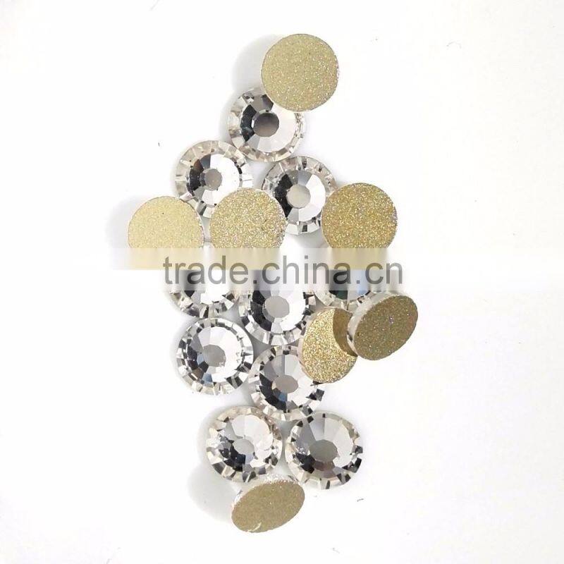 Clear Crystal 1440 pcs SS16 high quality chaton flat back rhinestones nail art