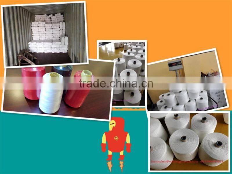 Dyed polyester black yarn and color sewing thread 40s2