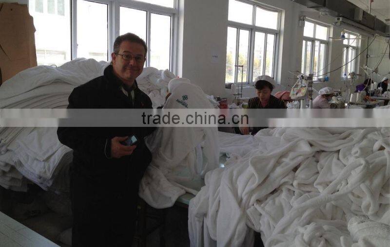 stocklot hotel coral fleece bathrobe