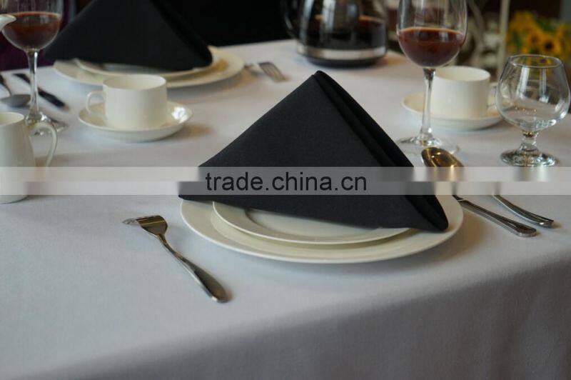 100% Spun Polyester Napkins And Tabletops Strip Spun poly Napkins