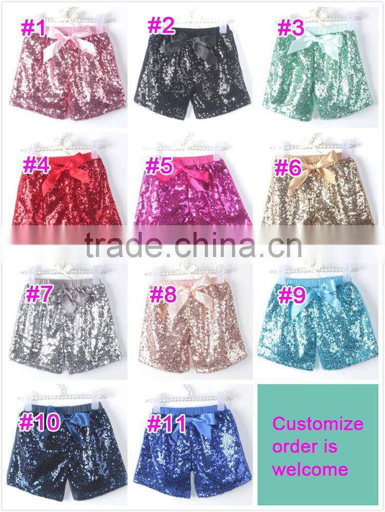 Boutique shiny navy sequin toddler kids tights , new pants design for girl M5070604