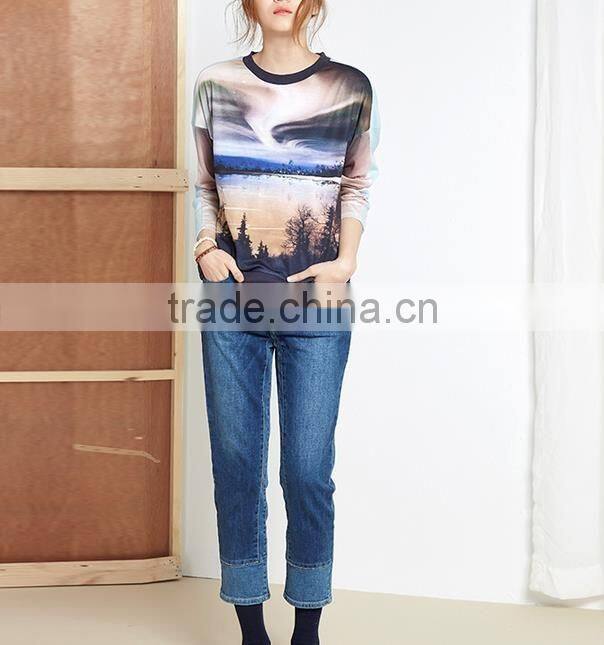 Promotional high quality women sublimation tshirt wholesale customized tshirts