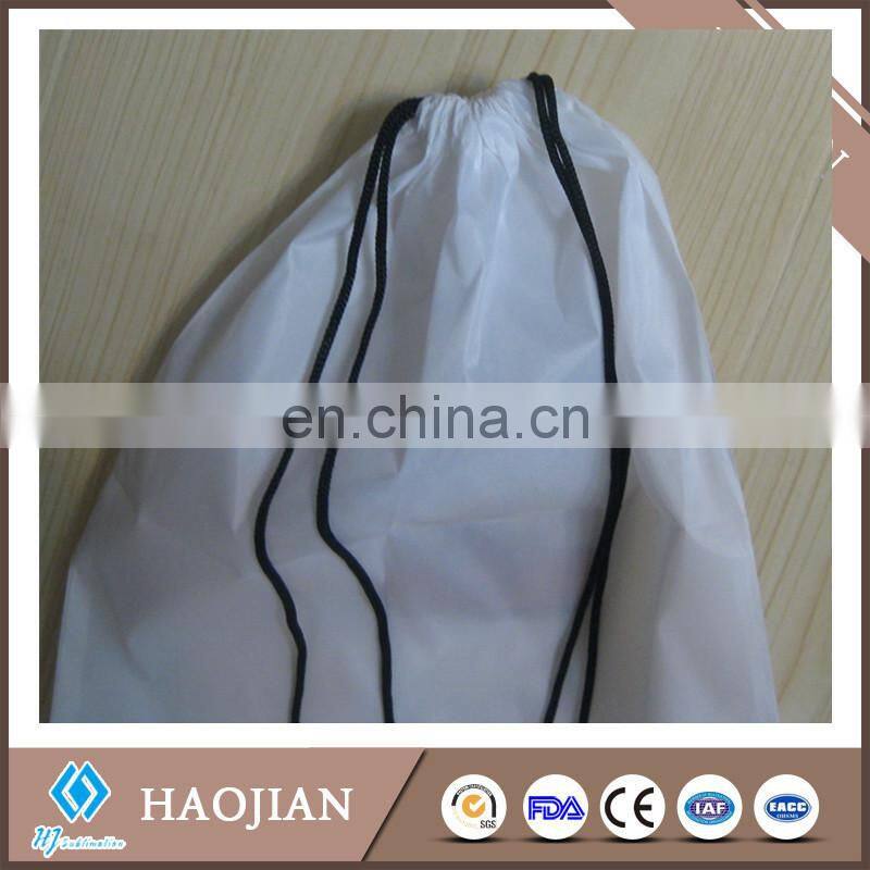 Sublimation blank shopping drawstring bag cheap promotional bags