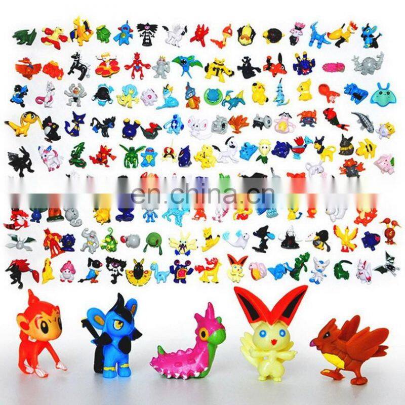 Wholesale factory custom made lovely pokemon kids toys high quality plastic toy