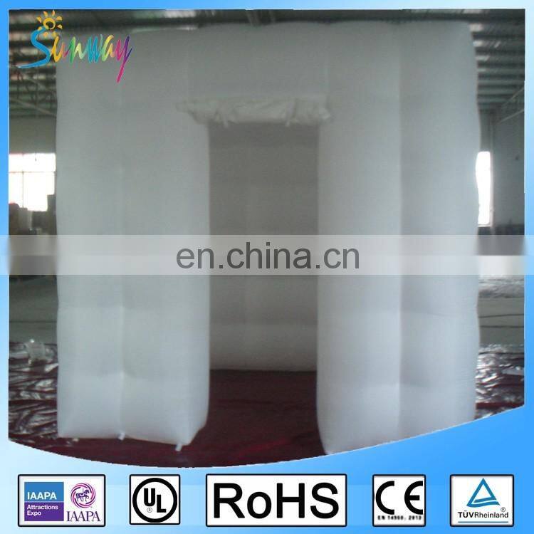 SUNWAY Wedding Rental LED Inflatable Photo Booth inflatable photobooth enclosure