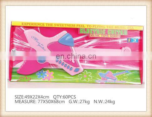 kids cartoon electric plastic toy guitar