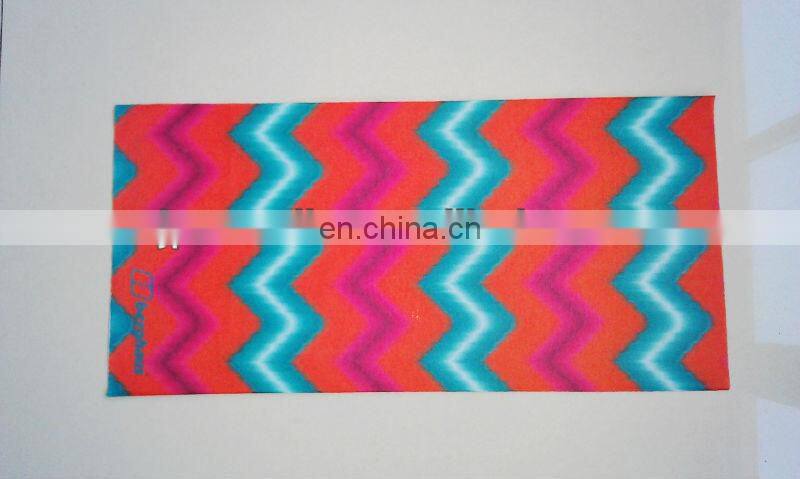 Promotional colorful seamless bandana 100% microfiber multifunctional bandana magic scarf