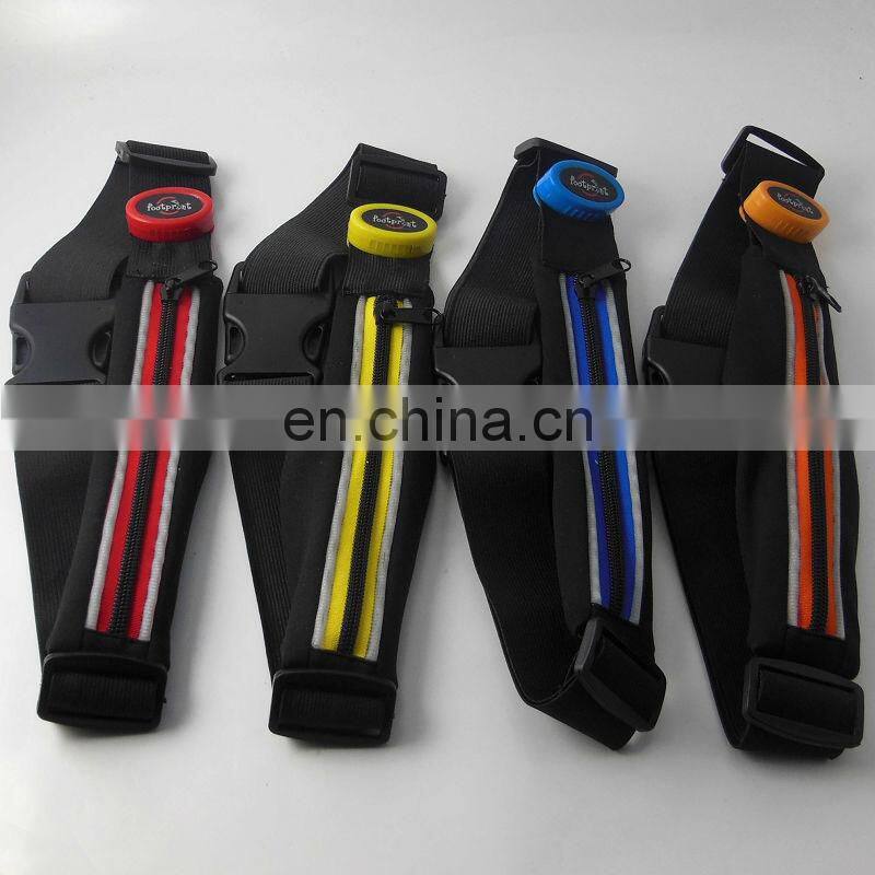 Portable running pouch belt pack LED hot sale waist led pouch belt Luminous running pouch belt in night