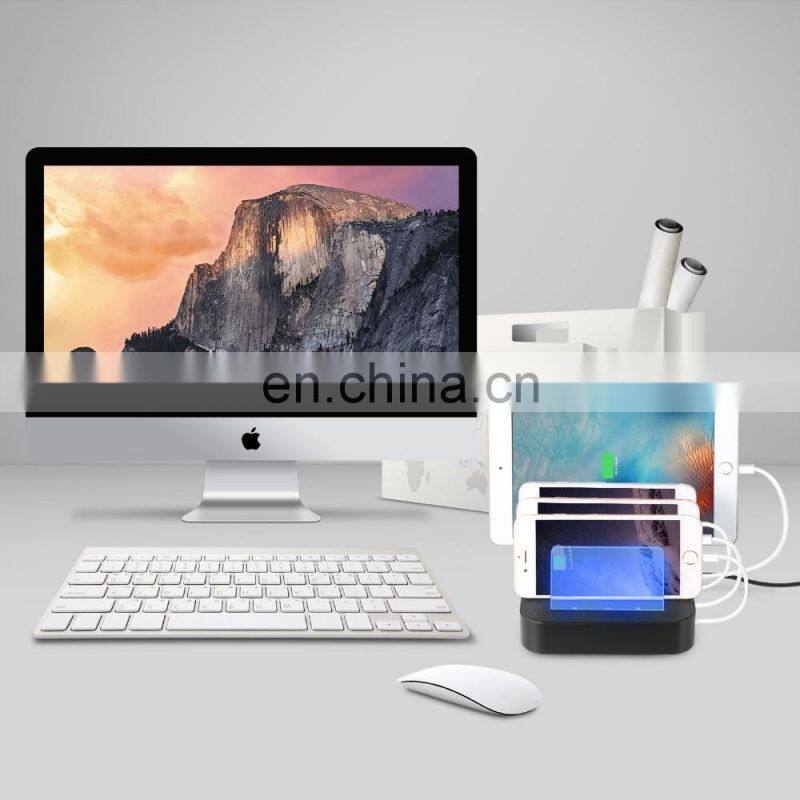 amazon 2018 4 port usb charger multi port fast charging for mobile phone charging stand