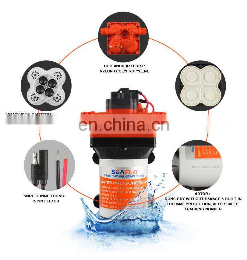 SEAFLO 12V 55PSI 400w Solar DC Solar Water Well  Pump