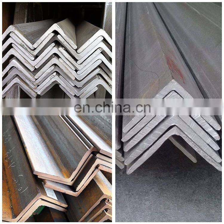 Hot rolled AISI ASTM BS DIN GB JIS S235JR-S335JR series equal galvanized angle steel bar
