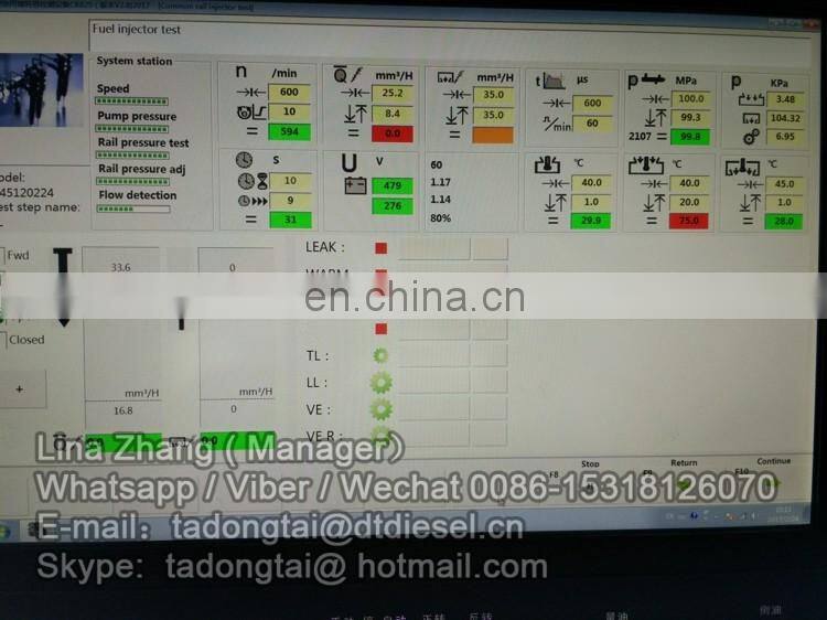 cr825 common rail diesel injector test bench with tesing vp44 red3 4 eui eup HPO piezo injector and pump