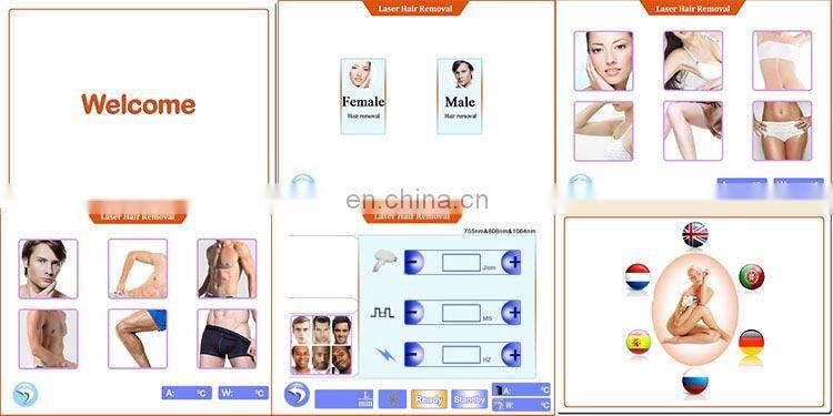 New pain free diode laser 808 810 hair removal laser hair removal machines from israel