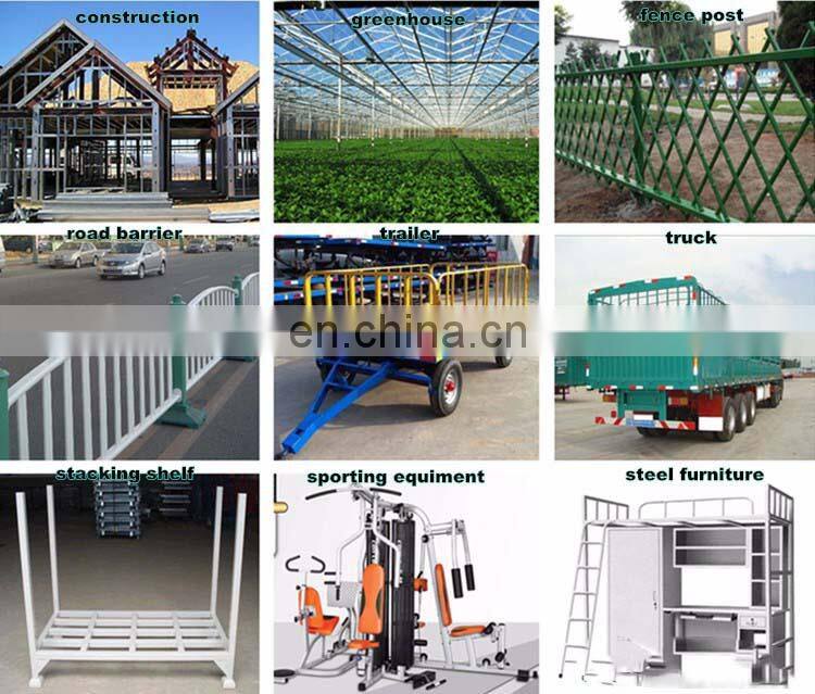 Q195/Q235/Q355 Materials Pre-Galvanized/Hot Dipped Galvanized Pipe for Greenhouse