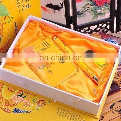 Novelty Business Gift Set Chineses Style Power Bank 6000mah+ 8gb USB with Papery Package