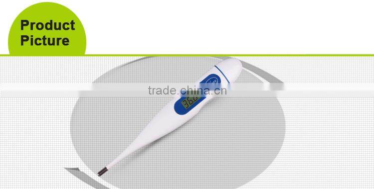 ROHS ,EMC,EN12470-3,Reach,CE approved LCD display clinical water-proof professional big digital thermometer