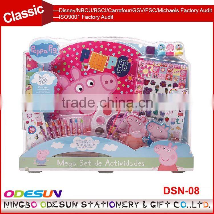 Disney Universal NBCU FAMA BSCI GSV Carrefour Factory Audit Manufacturer Promotional 12 Colors Semi-dry Watercolor Paint