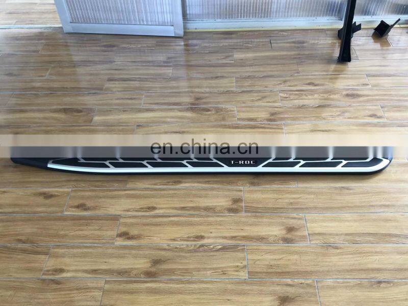 car accessories auto parts side step aluminium alloy running board for T-ROC