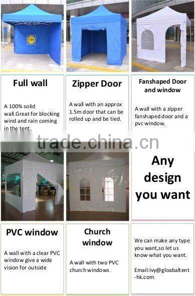 Custom Printed 10 X 10 Pop Up Canopy Tent With Optional Side Skirts And Backwall