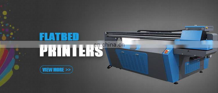 Wood/glass/paper 3d printing machine uv led flatbed metal printer large format printing machine